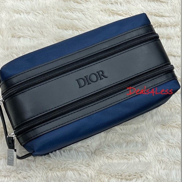 Dior Pouch Toiletry Case Cosmetic Bag Travel Holdall NEW - Picture 8 of 10